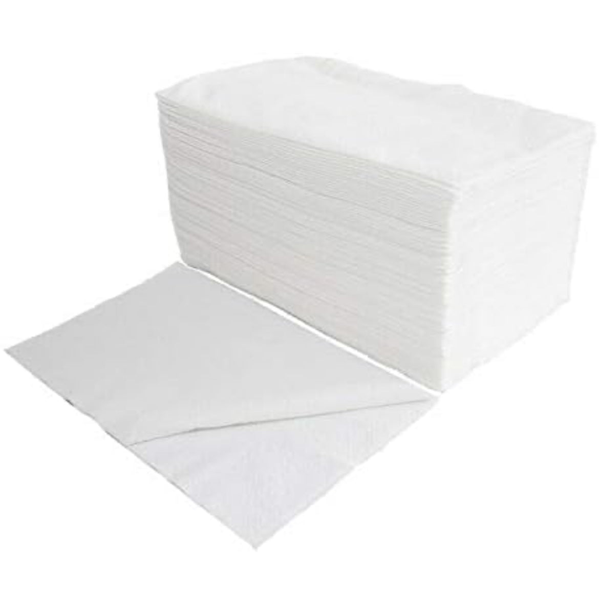 Disposable microfibres white towels pack of 100.