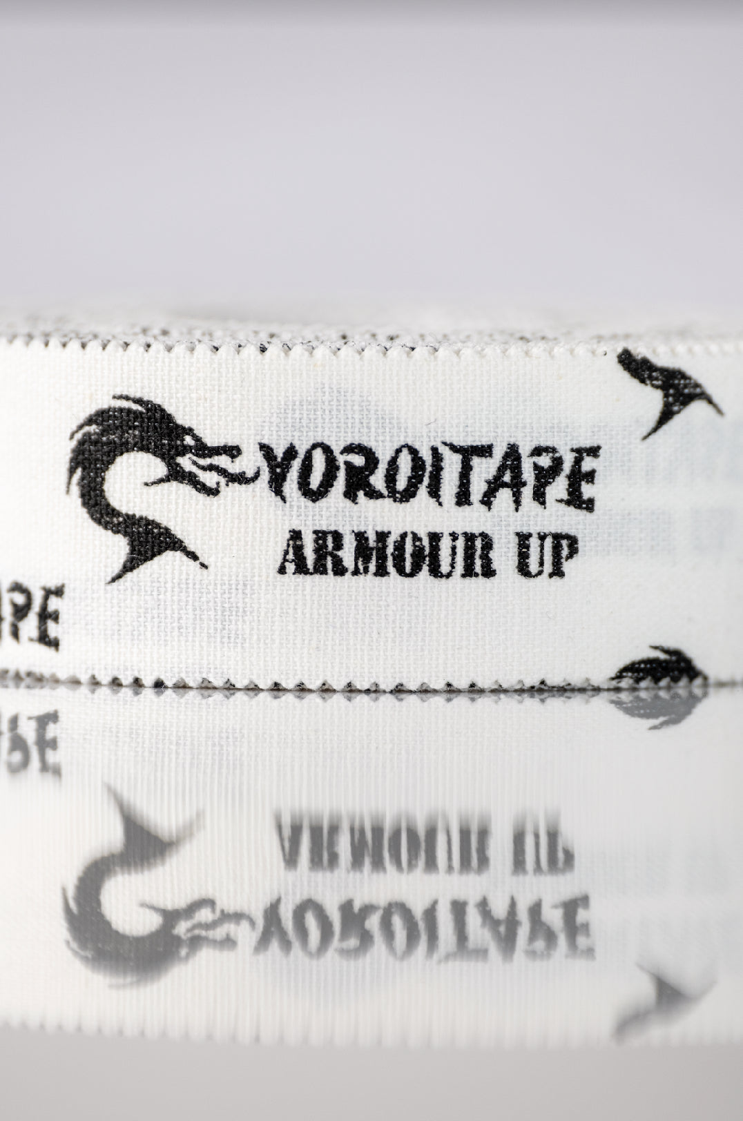 Yoroi 30 fight deal with red & blue glove closure tape.