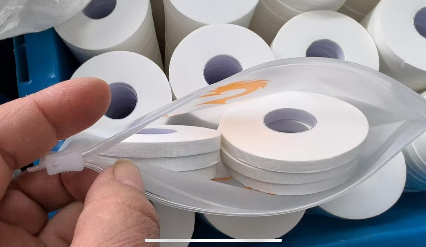 BJJ finger tape white pack of 6 rolls.